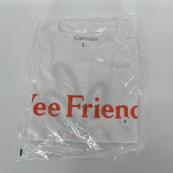 VeeFriends x Carrots Tee Large Gary Vee T-Shirt Anwar Collab White Sz Large NEW! - Picture 3 of 5